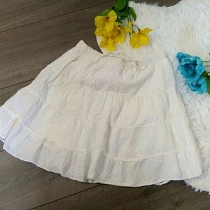 2/$24 Passport Girl White Sparkle Skirt